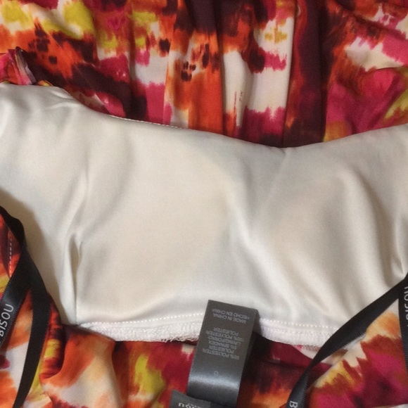 Bisou Bisou Beaded Waist Abstract Floral Dress Size 6 - Picture 7 of 7